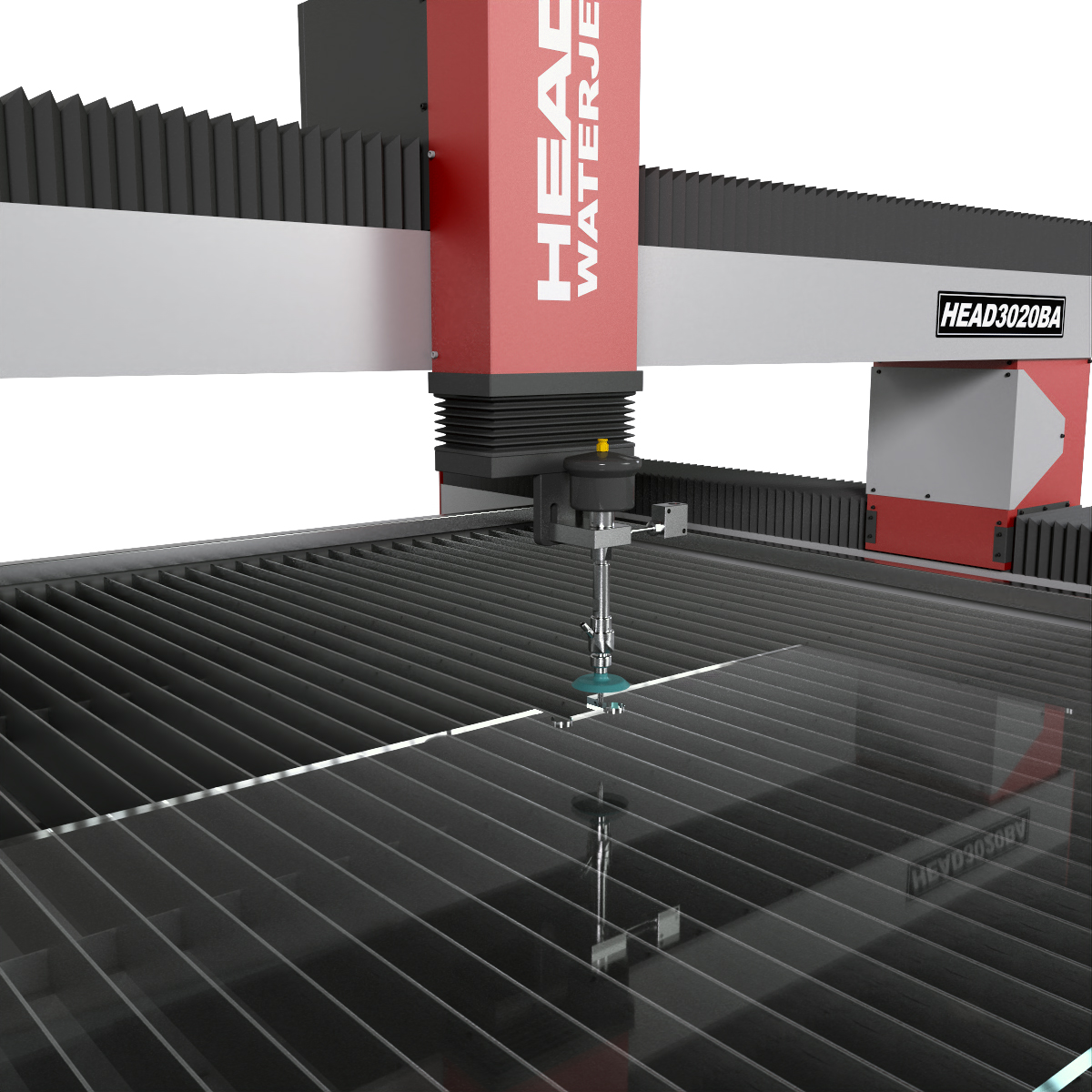 Hochtransparenter Glas-Float-Platten-Wasserstrahl-Schneidemaschine Preis